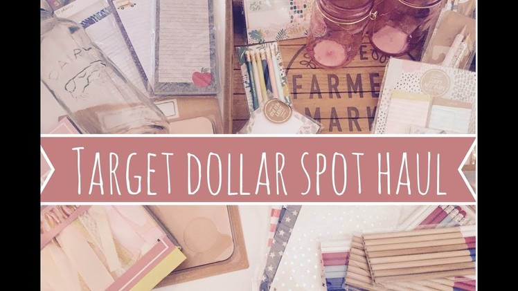 Target Dollar Spot Haul | stationery, farmhouse decor, pencils, & more!