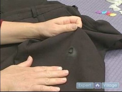 Tips for Clothing Repair with Patches : How to Patch Hole in Dress Pants