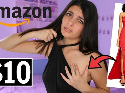 TRYING ON PROM DRESSES UNDER $10 I Bought On Amazon