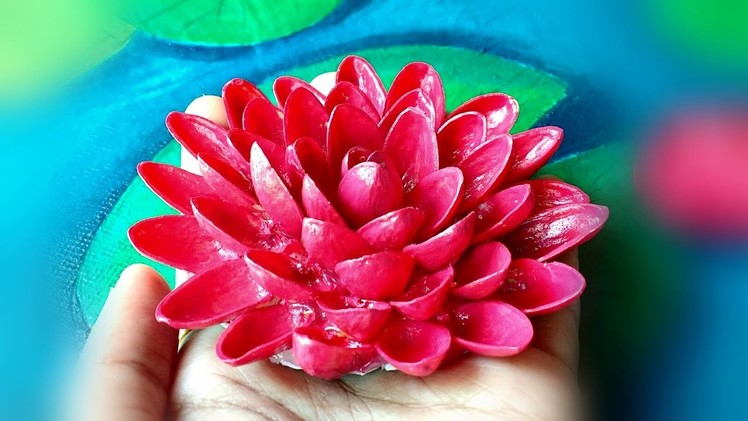 Uses of pista shells | recycle pista shells | how to make lotus with pista shells || DA hobbies-diy