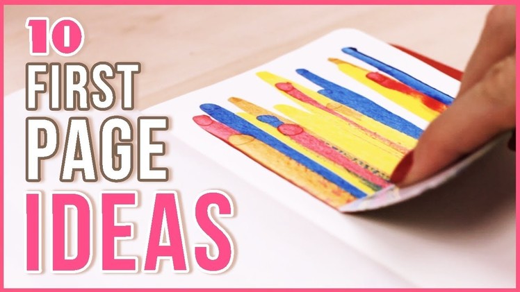 10 Ideas for the First Page in Your Sketchbook | Art Journal Thursday Ep. 19