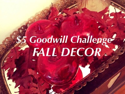 $5 Goodwill Challenge-Fall 2015!!!