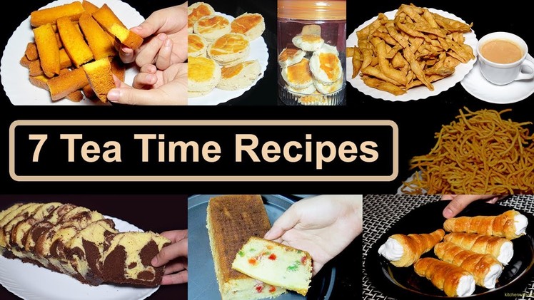 7 Tea Time Recipes by Kitchen With Amna
