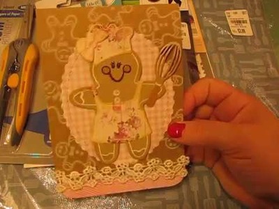 A sweet Gingerbread Baker card using gifts from Amador+ TM Haul