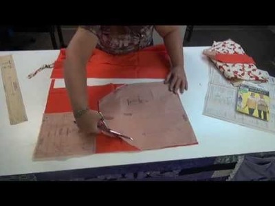 Apron Sew-A-Long with Learn2SewFlorida Episode 2 - Cutting the Fabric