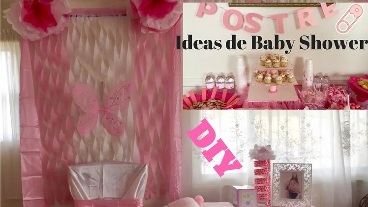 Baby shower ideas DIY decorations for a baby girl! ideas para baby shower (Niña)