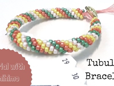 Beading Tutorials with Kumihimo - Tubular Bracelet