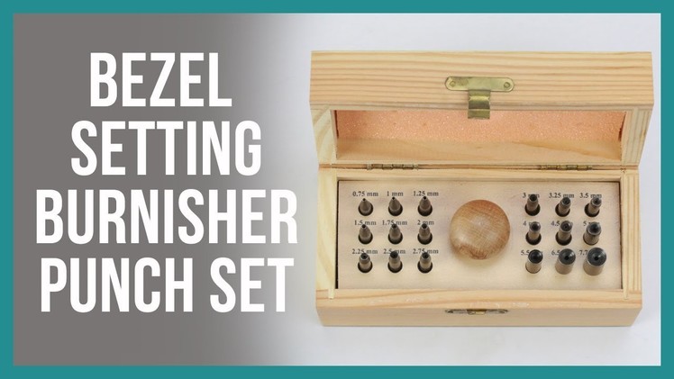 Bezel Setting Burnisher Punch Set Product Video - Beaducation.com