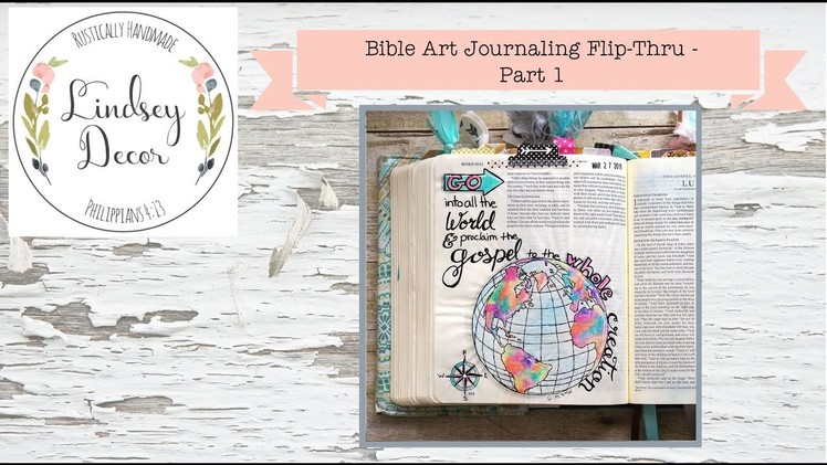 Bible Art Journaling Flip-Thru - Part 1
