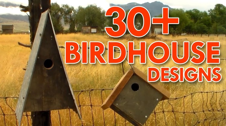 Birdhouses I've made - Outdoors with Trav