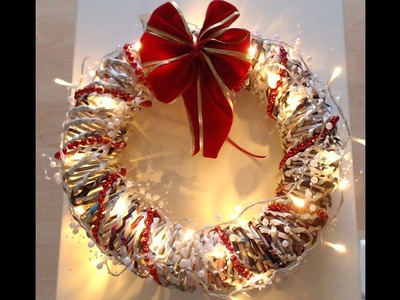 Christmas decorations - How to make a Christmas wreath