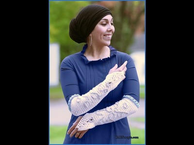 Crochet Tutorial: Princess Costume Gloves