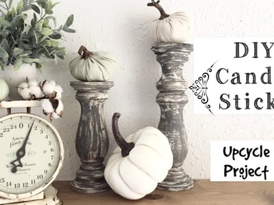 DIY Candlesticks |  Upcycle Project