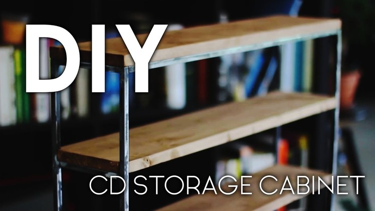 DIY CD Storage Cabinet