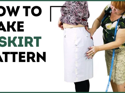 DIY: How to make a pattern for a skirt using a modeling method. Part 2. How to make a skirt.