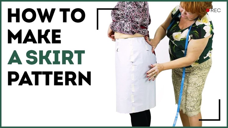 DIY: How to make a pattern for a skirt using a modeling method. Part 2. How to make a skirt.