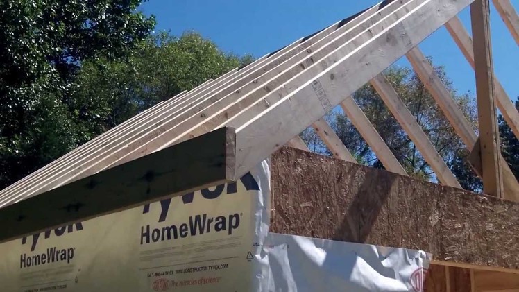 DIY Shed - Part 4a - Roof Framing