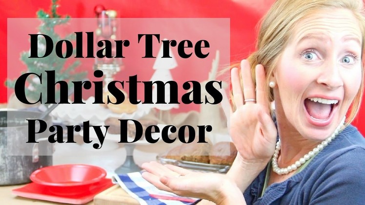 Dollar Tree Christmas Décor | Dollar Tree Christmas Party Decor Ideas