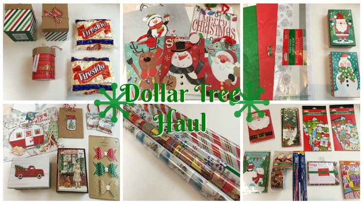 DOLLAR TREE HAUL! | GRISWOLD Wrapping Paper!