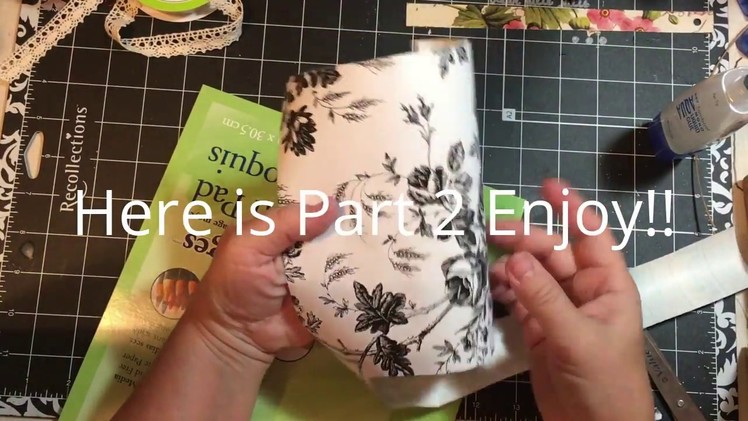 Dollar Tree Junk Journal Challenge Part 2 - Setting up the signatures tutorial | dearjuliejulie