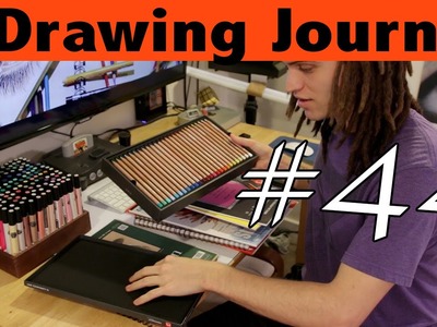 Drawing Journal #44 "Studio Tour & Supplies"