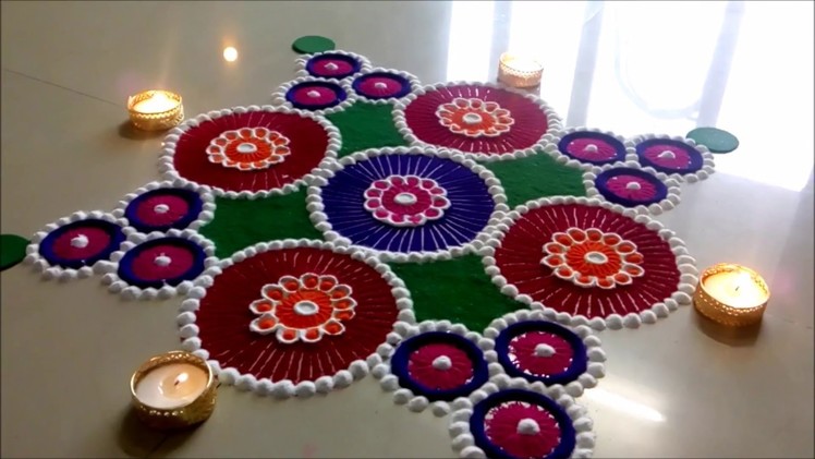 Easy and Creative Festival Rangoli Designs|Diwali Special Rangoli by Shital Mahajan.