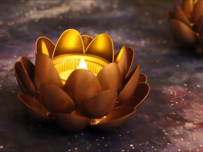 Easy Diwali Diya Creation Decoration from Spoon
