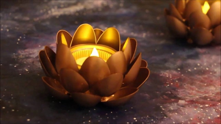 Easy Diwali Diya Creation Decoration from Spoon