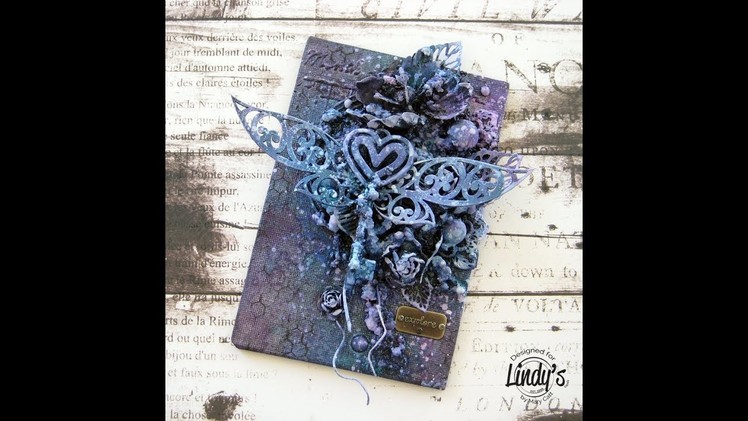 Explore - Mixed Media Canvas Tutorial for Lindy's Stamp Gang by Mary Catt