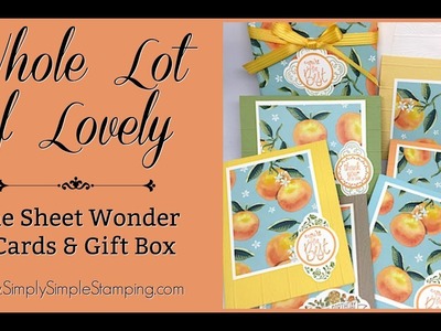 Facebook LIVE Rewind - One Sheet Wonder - Whole Lot of Lovely by Connie Stewart