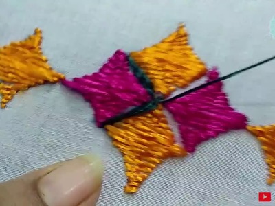 Hand Embroidery - Phulkari Stitch - Sarbjit Embroidery Designs