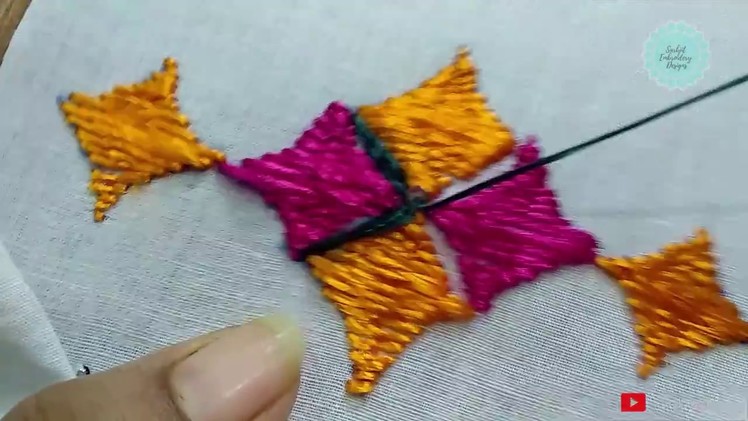 Hand Embroidery - Phulkari Stitch - Sarbjit Embroidery Designs