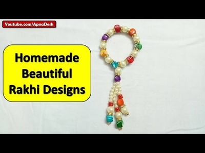 Homemade Rakhi Designs 2017, Images, Photos and Rakhi Making