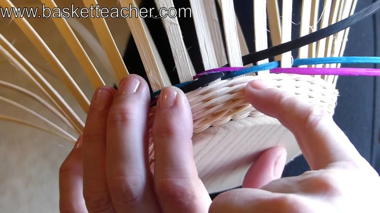 How to Braid Weave on a Basket