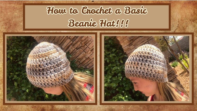 How to Crochet a Basic Hat