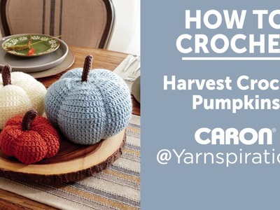 How to Crochet: Harvest Pumpkins
