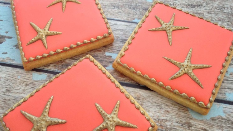 How To Decorate Starfish Cookies - GIVEAWAY with Tiffany Chou Jewelry {CLOSED}