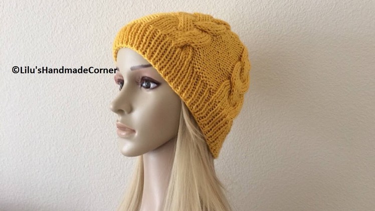 How to Knit a Beanie Hat Pattern #71│by Lilu's Handmade Corner