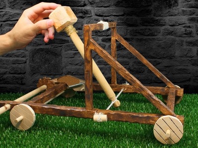 How To Make a CATAPULT | Amazing Wooden Catapult