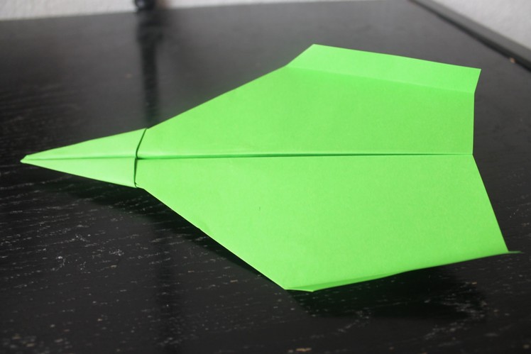 How to make a paper airplane that glides for a long time