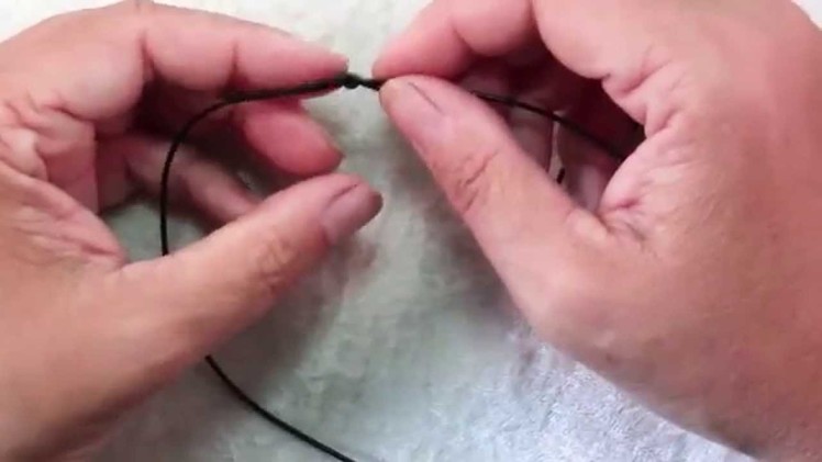 How To Make A Sliding Knot Closure