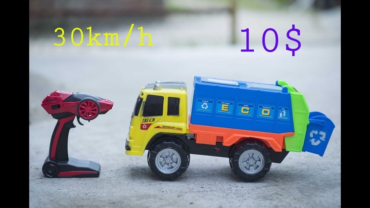 How to make Car remote control  with 30km. h with 10 $