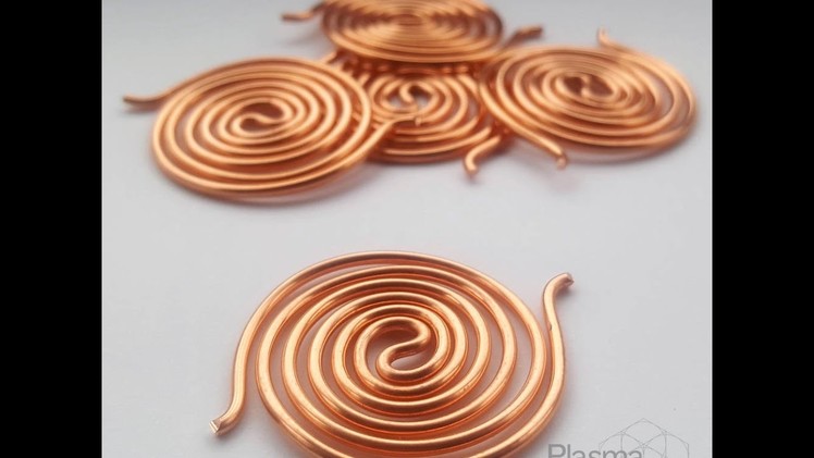 How to Make Copper Spirals. Step-by-step video!