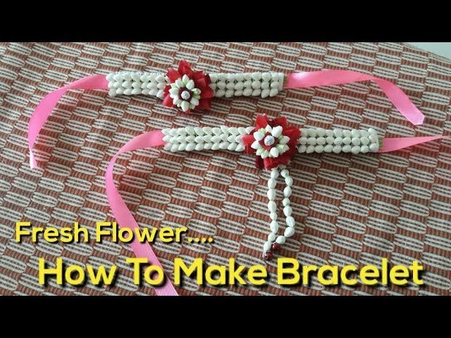 How To Make Fresh Flower Jewellery For Baby Shower Or Mehndi.