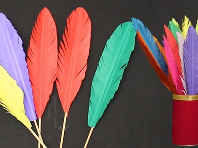 How to Make Paper Feathers | DIY Crafts