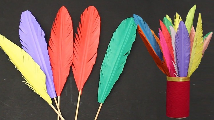 How to Make Paper Feathers | DIY Crafts