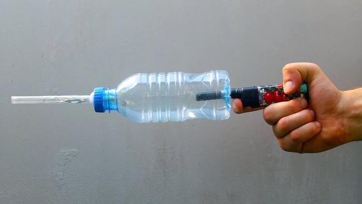 How to make Powerful Lighter Gun - DIY Toys for Fun