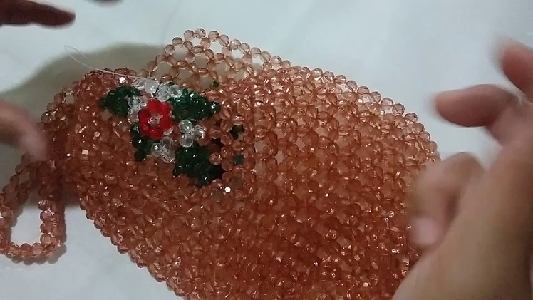 How to Put Embossed Leaves and Flowers on Big Pouch Part 2