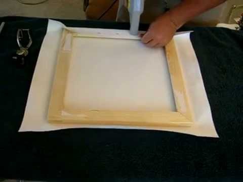 How to stretch wrap a canvas giclee print