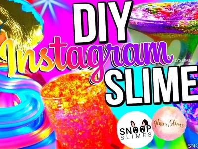 INSTAGRAM SLIME TESTED! ???? Pigment Powder Slime, Clay Slime SNOOP SLIMES + GLITTER SLIMES!